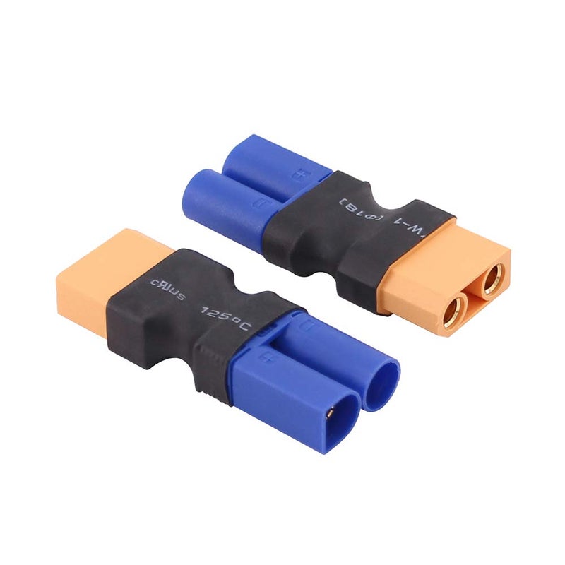 OliRC 2pcs Male EC5 to Female XT90 XT-90 Connector Adapter(C105-2) - Image 1